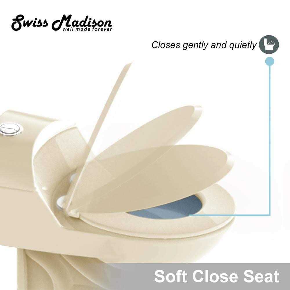 Swiss Madison SM-1T803 Chateau One Piece Elongated Toilet Dual Flush 0.8/1.28 GPF - Image 3