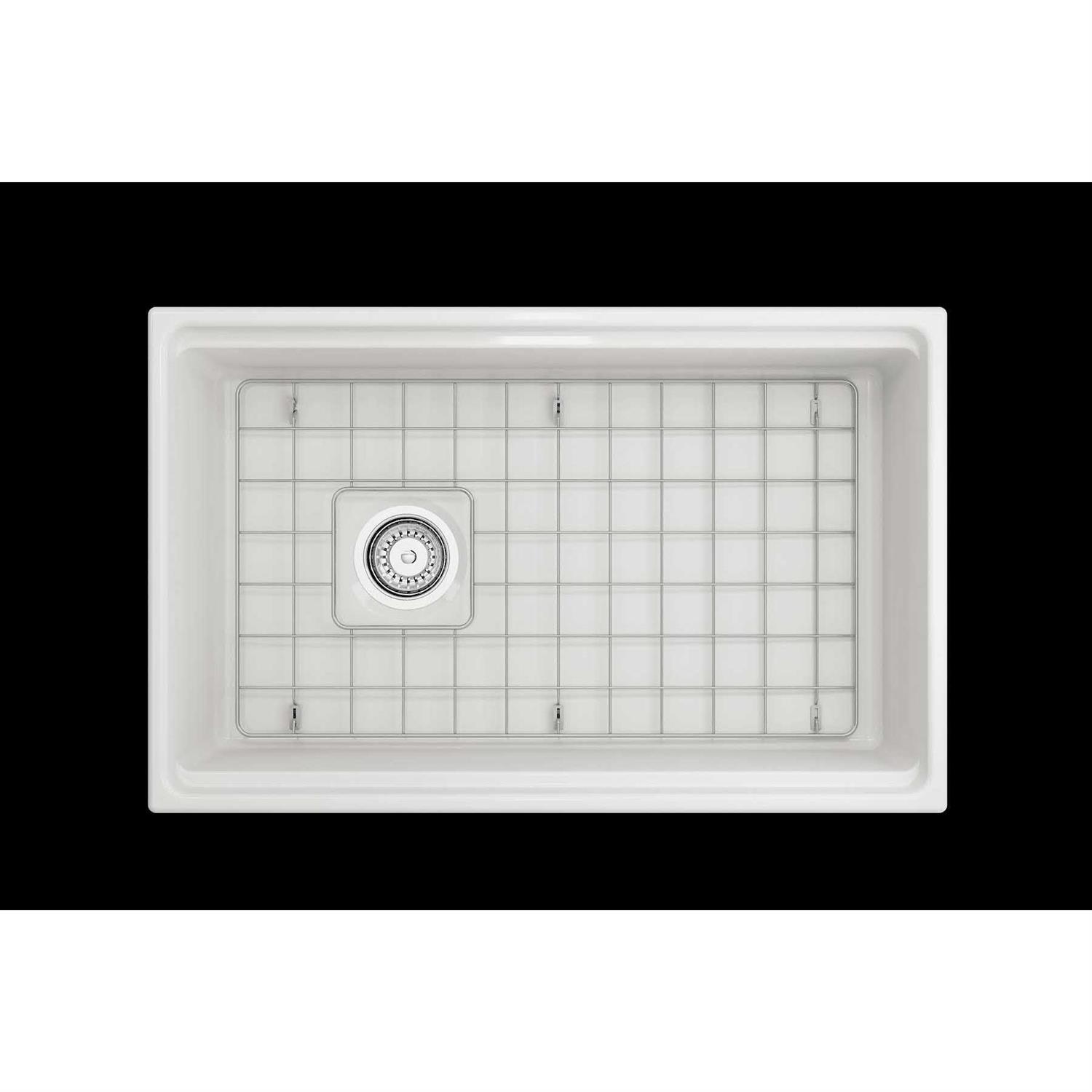 BOCCHI Apron Step Rim Fireclay 33 Kitchen Sink - Image 4