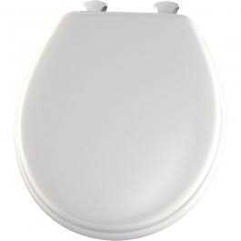 Glacier Bay Lift-Off Round Closed Front Toilet Seat Easy Release Molded Wood 30450 000 - Image 4