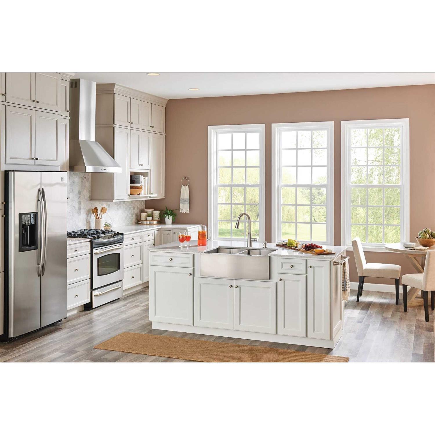 Moen Edwyn One Handle Stainless Steel Pull-Down Kitchen Faucet - Image 2