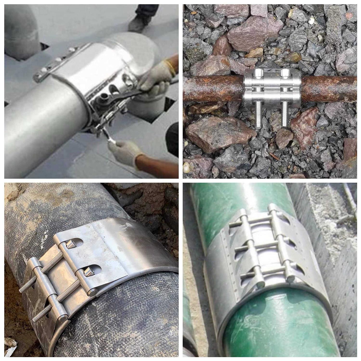 Pipe Repair clamp,Leak Sealer,Emergency Pipe Repair Kit for Plastic and Metal Pipes - Image 5