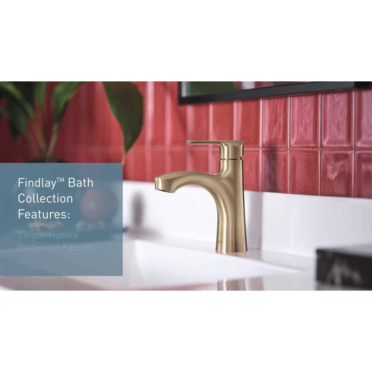 Moen Findlay Single-Handle Single-Hole Bathroom Faucet - Image 3