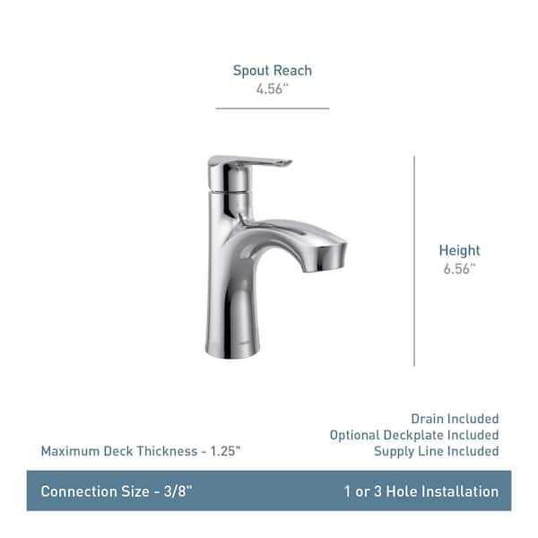 Moen Findlay Single-Handle Single-Hole Bathroom Faucet - Image 4