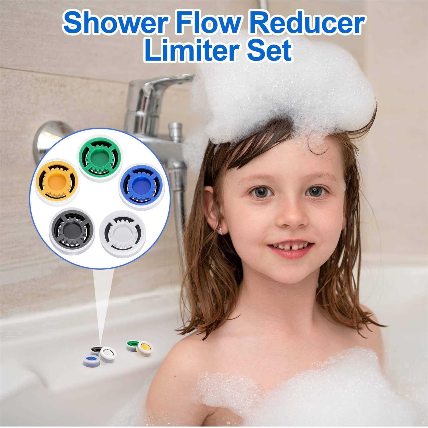 PAGOW 10pcs Shower Flow Reducer Limiter GPM 1.5 1.8 2.0 2.5 3.0 Shower Head Flow Restrictor - Image 4