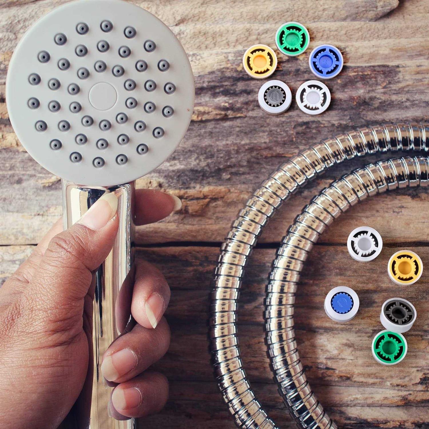 PAGOW 10pcs Shower Flow Reducer Limiter GPM 1.5 1.8 2.0 2.5 3.0 Shower Head Flow Restrictor - Image 5