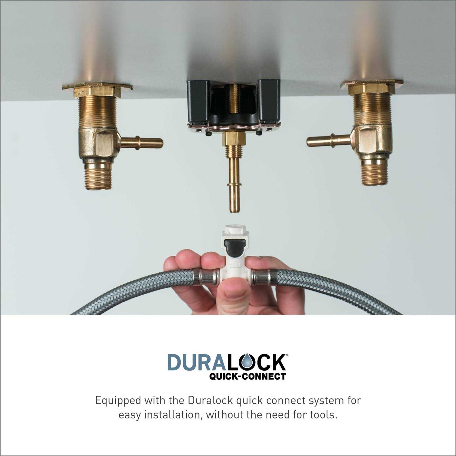 Moen 84972SRN Halle Widespread Bathroom Faucet with Drain Assembly - Image 5