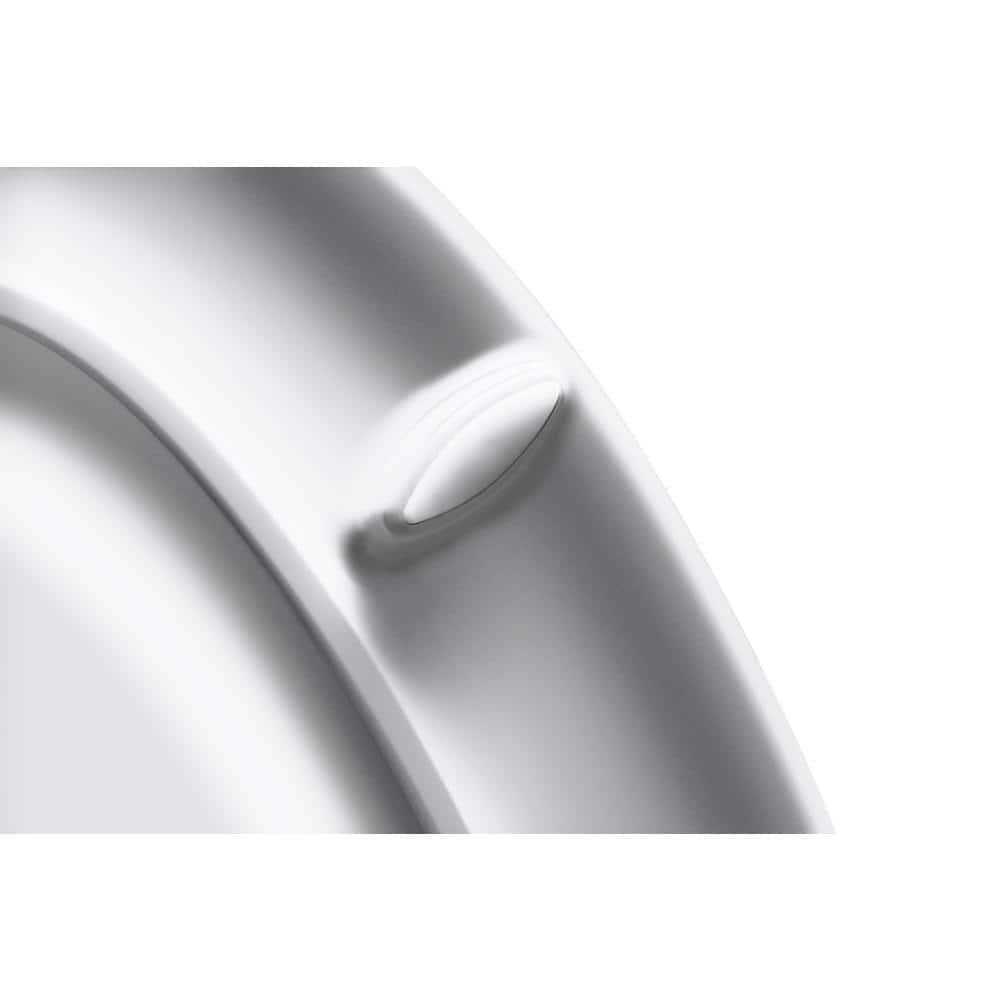 KOHLER Highline Quiet-Close Round Closed Front Toilet Seat in White - Image 2