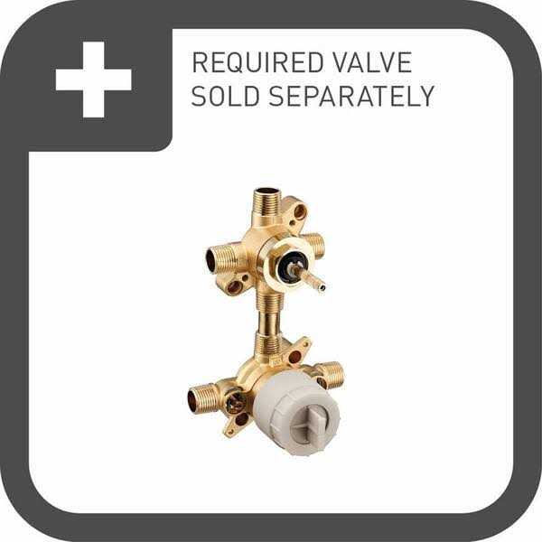 Moen Flara M-CORE 3-Series with Integrated Transfer Valve Trim Only UTS2411BG - Image 4