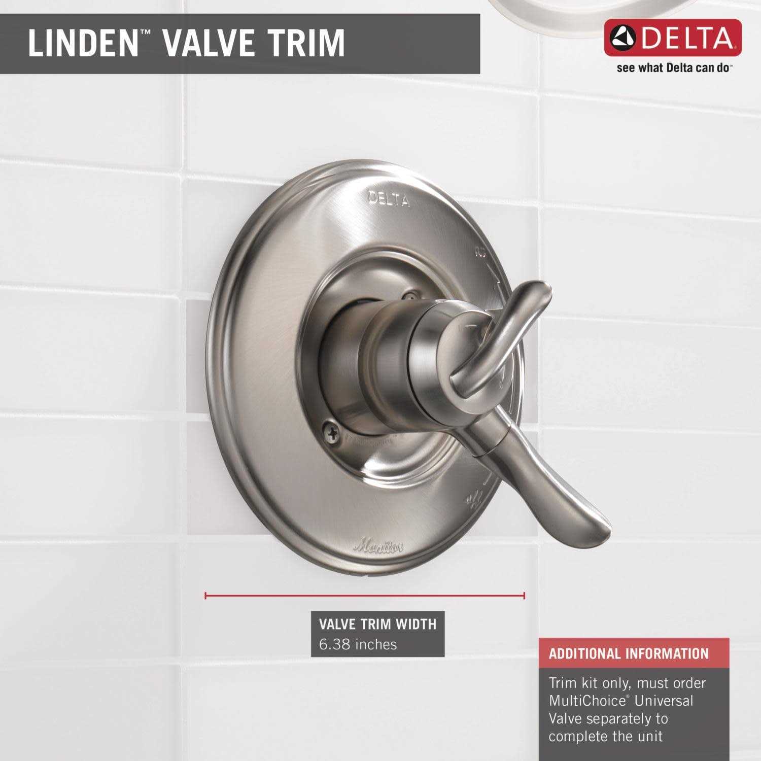 Delta Linden Monitor 17 Series Valve Only Trim - Image 5