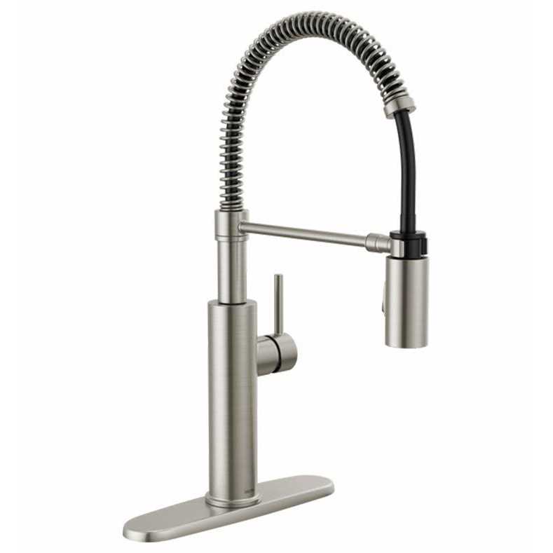 Delta Antoni Single-Handle Pull-Down Spring Kitchen Faucet - Image 4