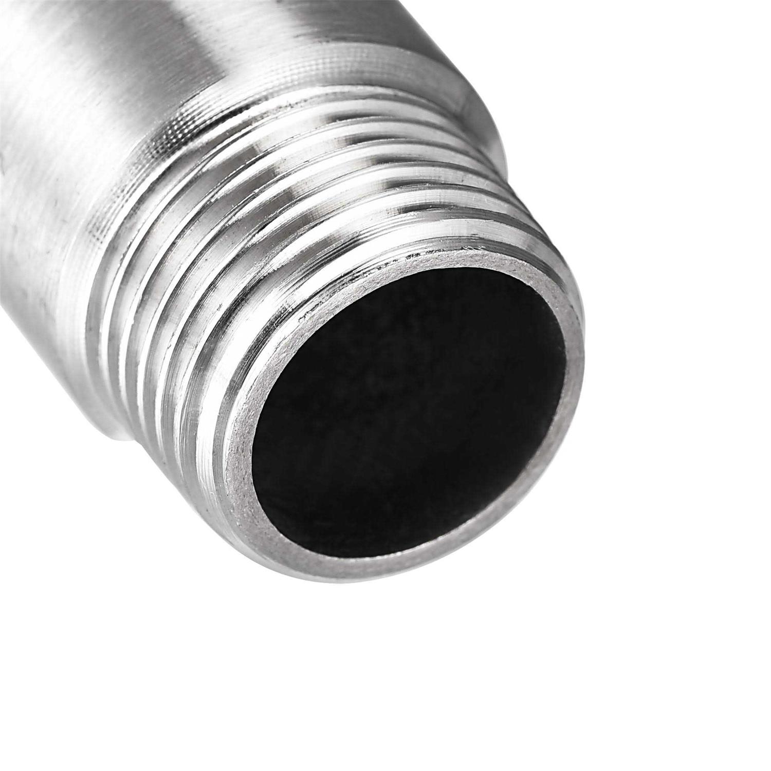 Uxcell 2pcs Cast Pipe Fitting Coupler Shower Head Extension Arm 1/2pt Male to Female - Image 4