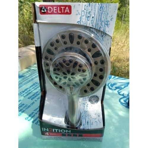 Delta In2ition Satin Nickel 4-Spray Dual Shower Head 2.5-GPM Rubber - Image 5