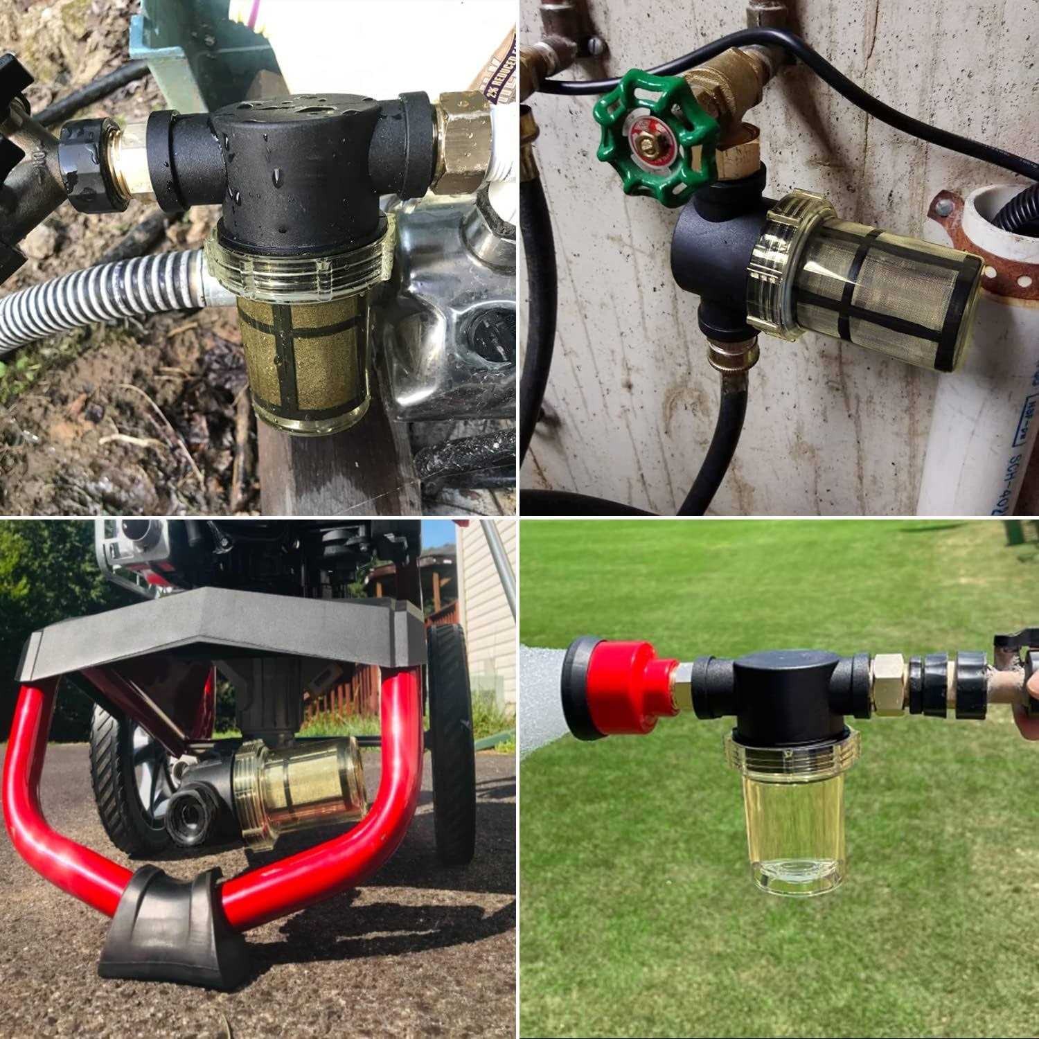 SAFBY 1/2 Female NPT in-Line Strainer with 100 mesh Stainless Steel Filter Screen - Image 4