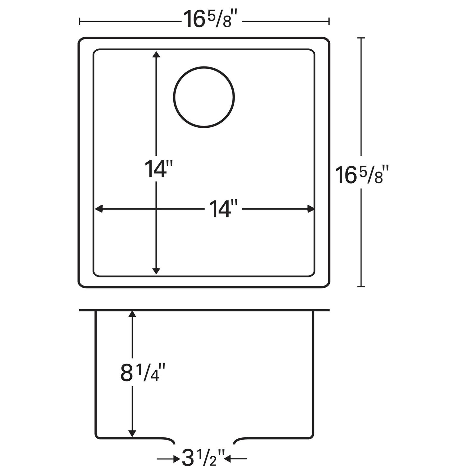 Karran Undermount Quartz Bar Single Bowl Sink - Image 4