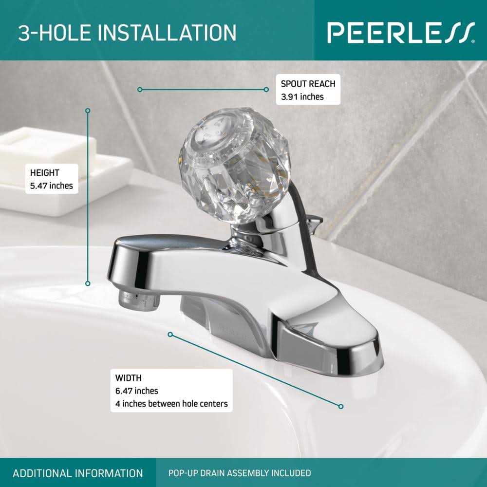 Peerless P188621LF Single Handle Lavatory Faucet - Image 3
