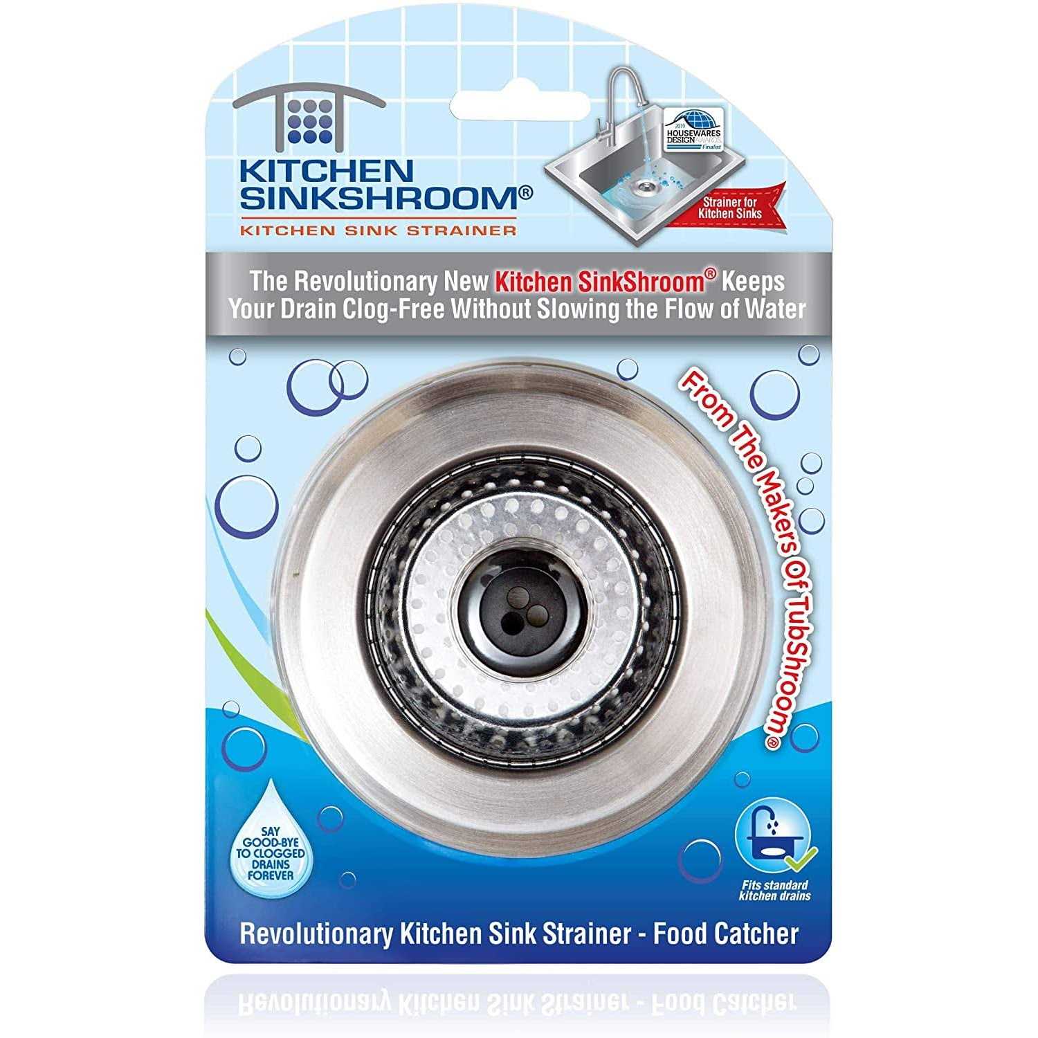 Kitchen SinkShroom the Amazing Kitchen Sink Strainer and Food Catcher that Keeps Your Drain Clog