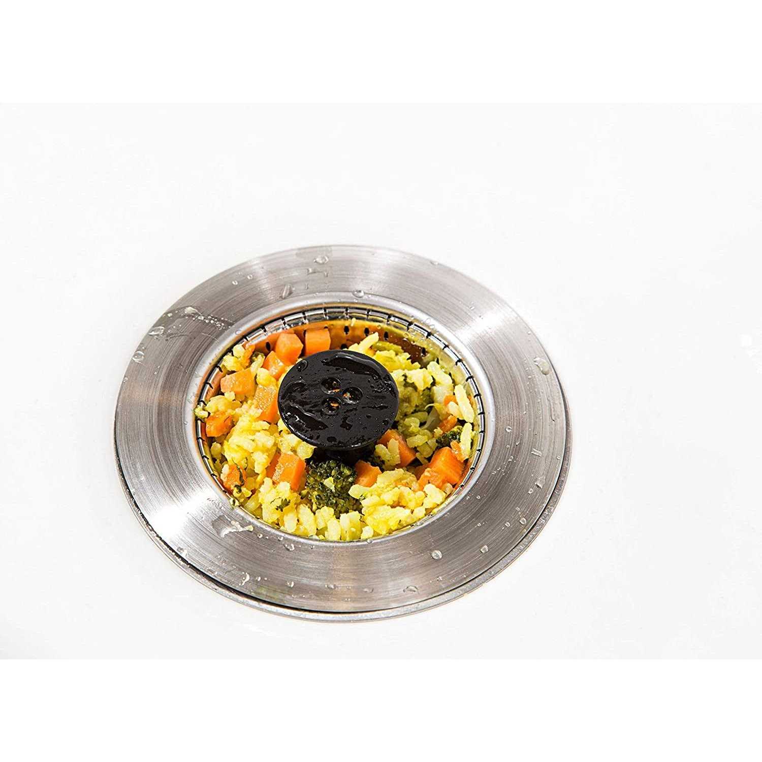 Kitchen SinkShroom the Amazing Kitchen Sink Strainer and Food Catcher that Keeps Your Drain Clog - Image 2