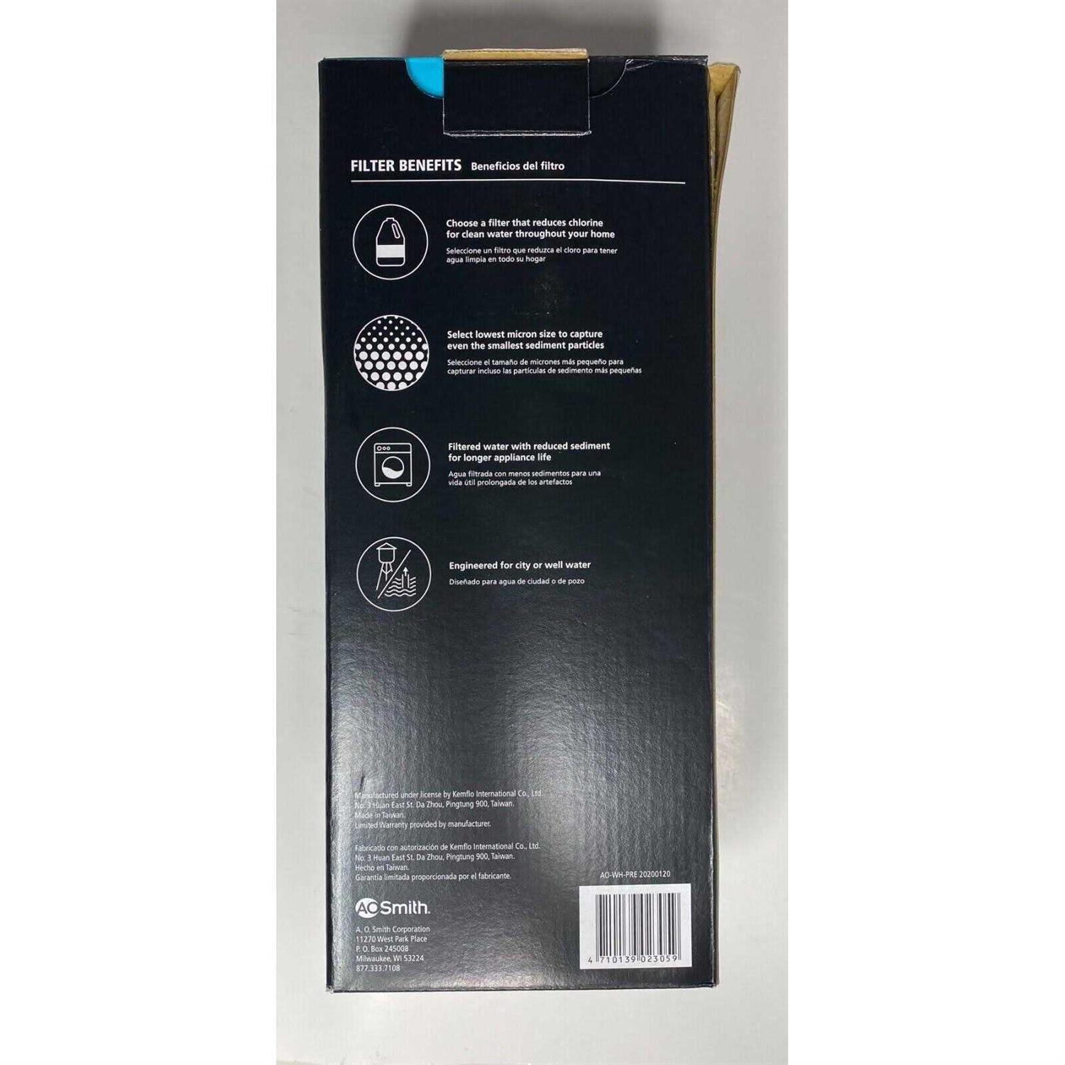 AO Smith Single-Stage Whole House Water Filtration System - Image 4