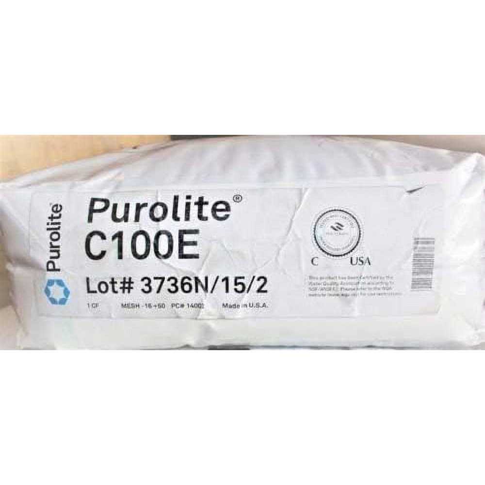 Purolite C-100E Cationic Resin Replacement for Water Softener 1 CuFt Bag Media - Image 3