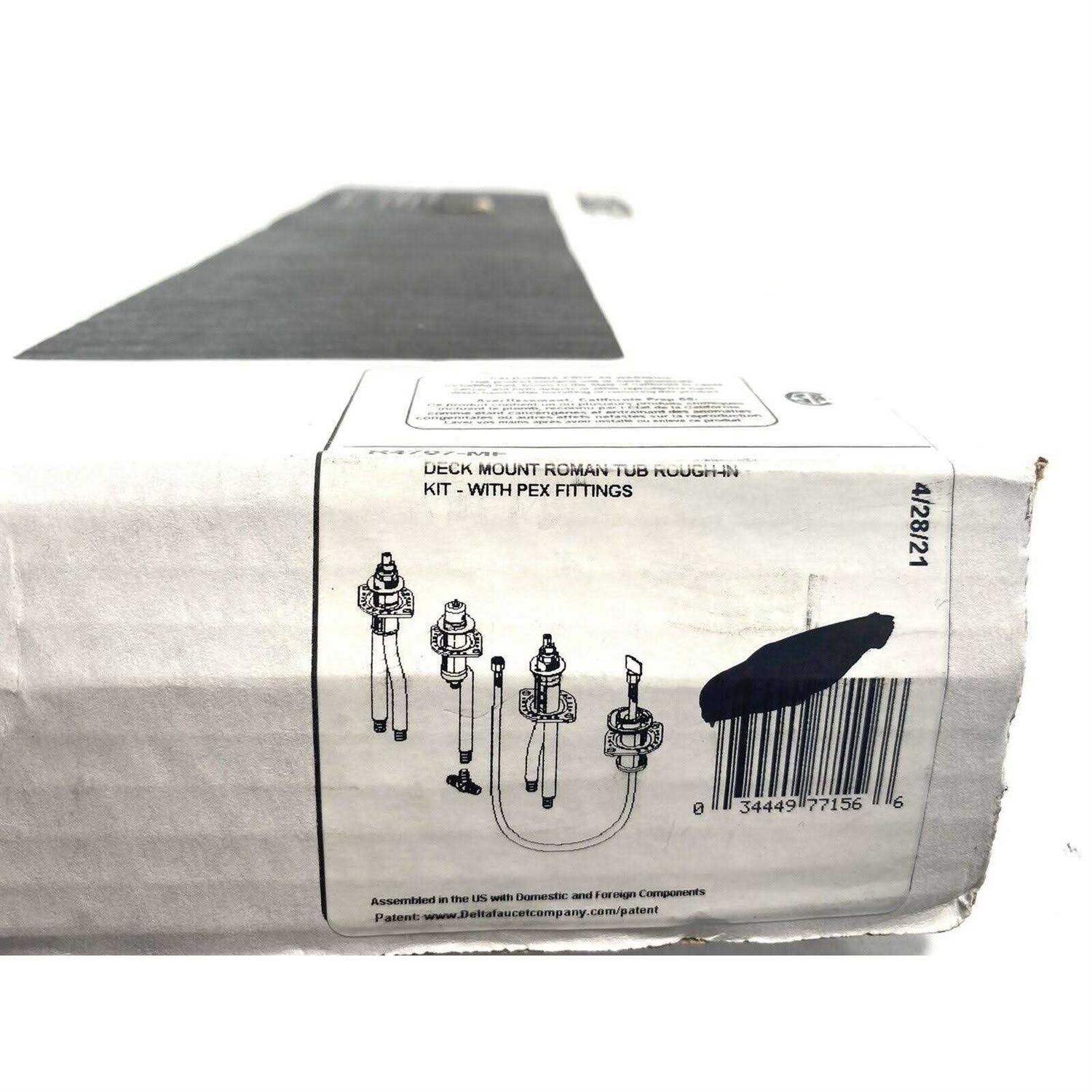 Delta Roman Tub with Hand Shower Rough R4707 - Image 4