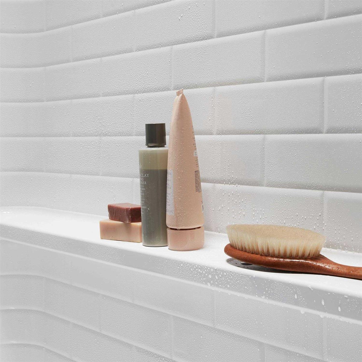 Sterling Traverse 60-in x 30-in x 60-in 3-Piece Direct To Stud 71574800-0 - Image 4