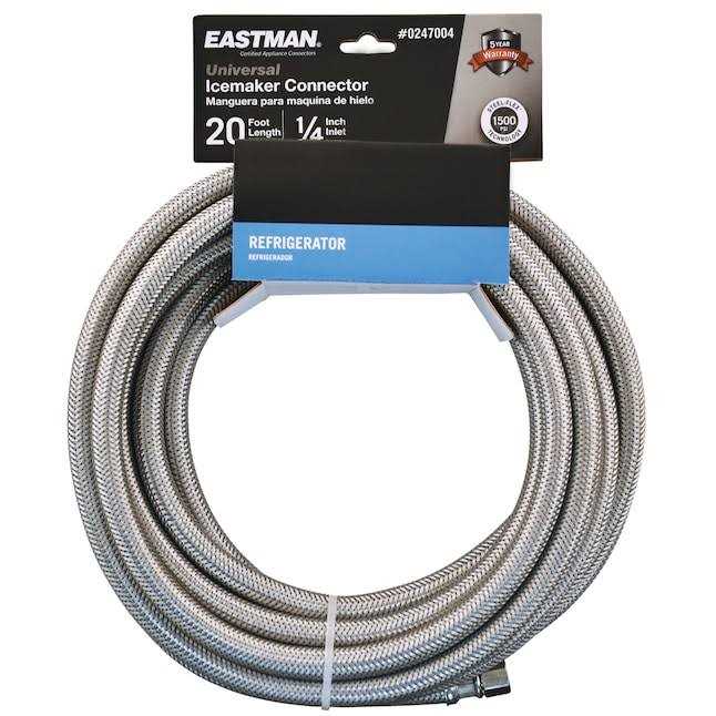 Eastman 20-ft 1/4-in Compression Inlet x 1/4-in Compression Outlet Stainless Steel Ice Maker Connector - Image 5