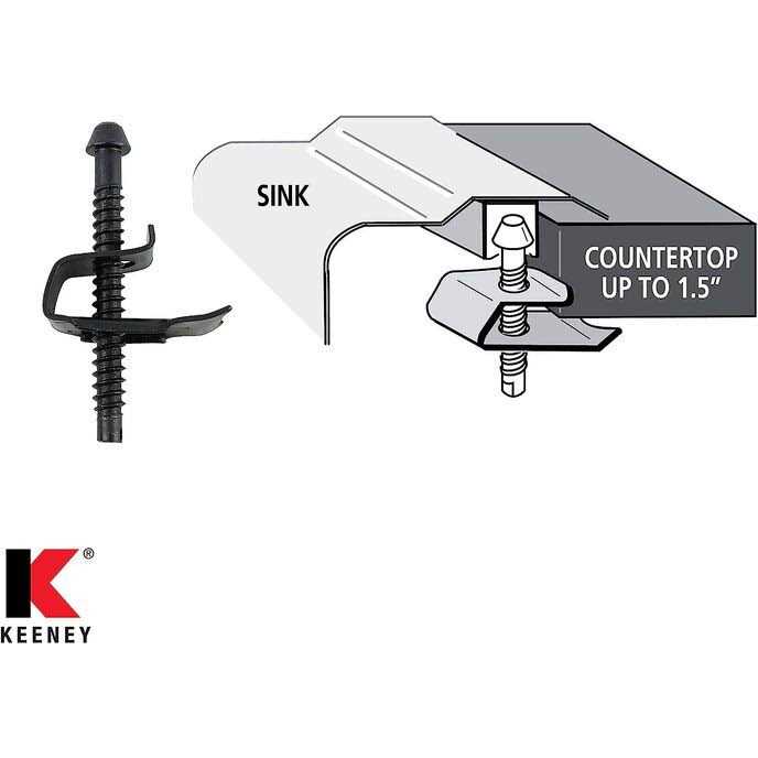 Plumb Pak Clips for U-Channel & Elkay Stainless Steel Sink - Image 3