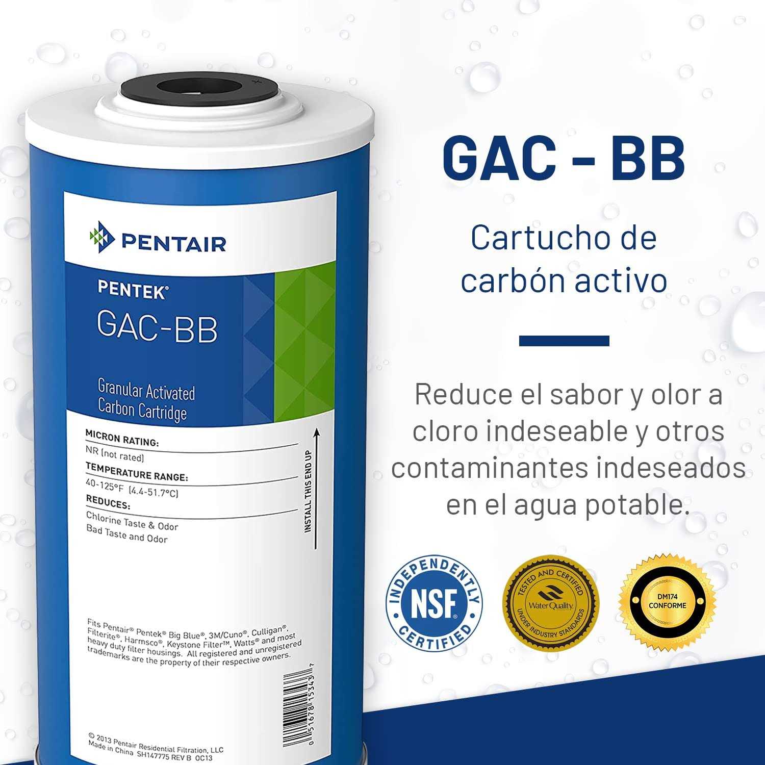 Pentek GAC-BB Carbon Water Filter 155153-43 - Image 3
