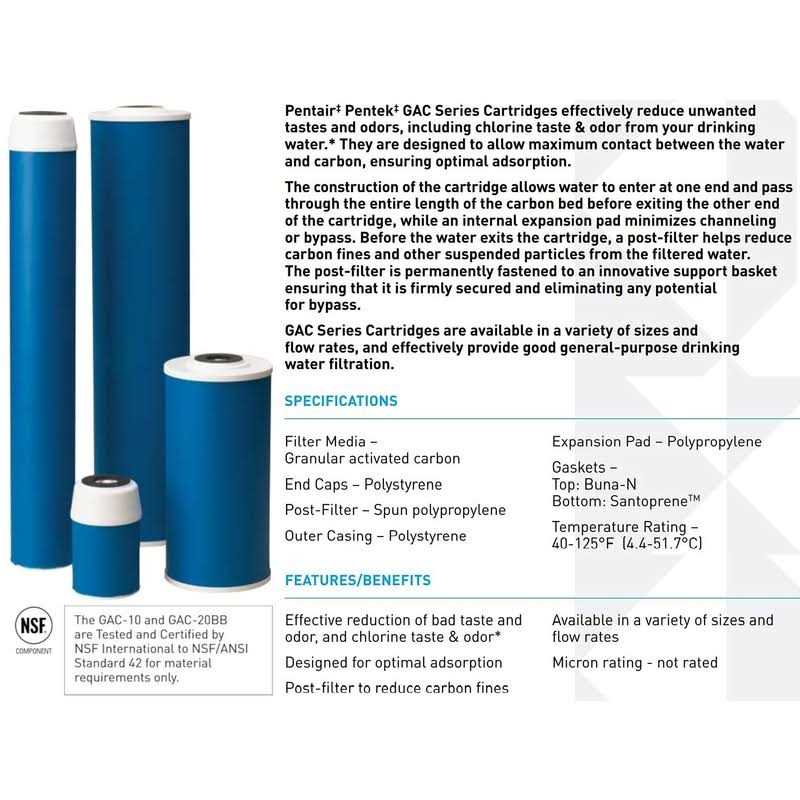 Pentek GAC-BB Carbon Water Filter 155153-43 - Image 4