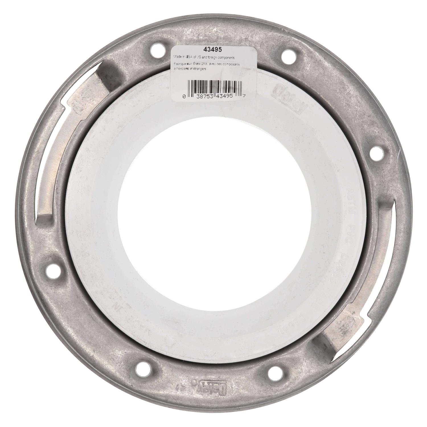 Oatey 43495 PVC Closet Flange Without Test Cap - Image 5