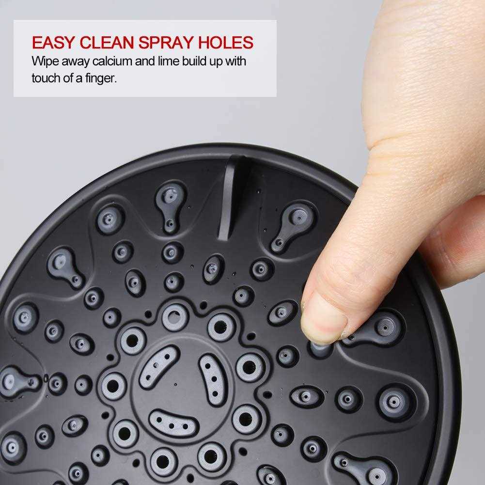 Pop Sanitaryware Shower Faucet Set Bathroom Rain Mixer Shower System with 6-Spray Shower Head Set - Image 3