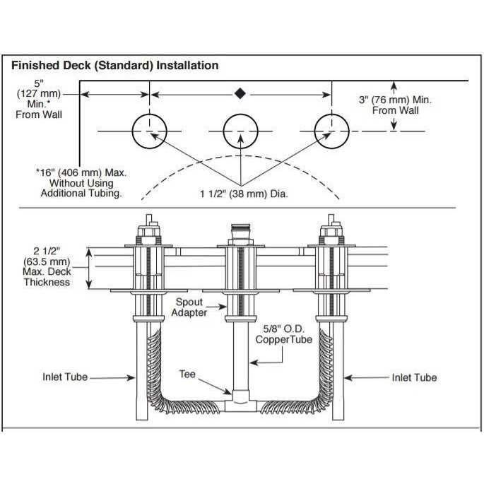 Delta R2707 Flexible Roman Tub Rough - Image 4