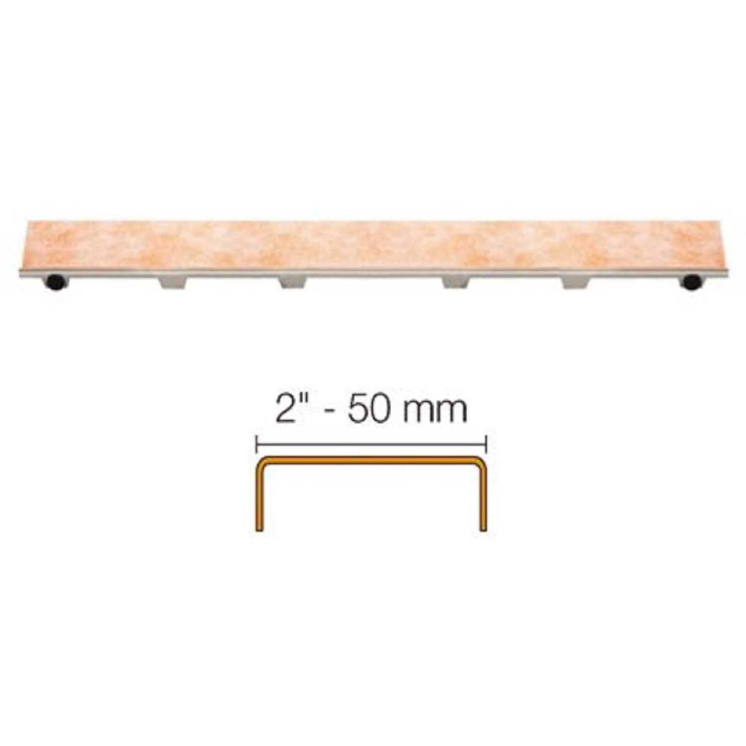 Schluter Kerdi-Line Frameless Tileable Grate Assembly - Image 3