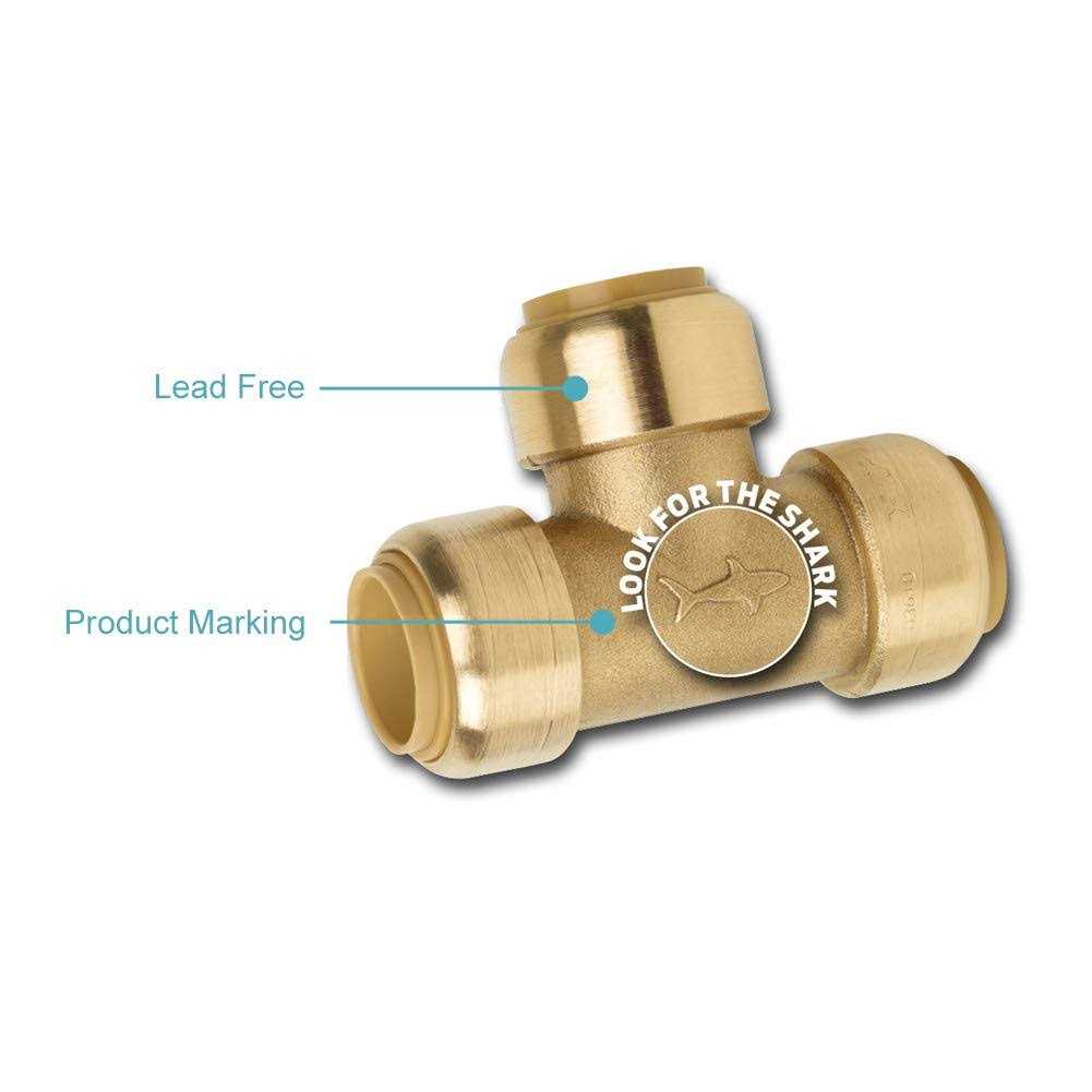 SharkBite 25567 1/2 in. Push-to-Connect Shower Brass Installation Kit - Image 4