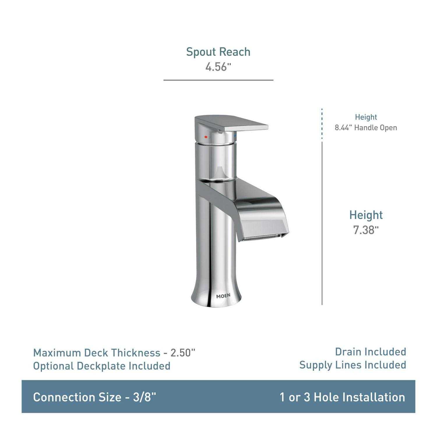 Moen One-Handle Bathroom Faucet - Image 2