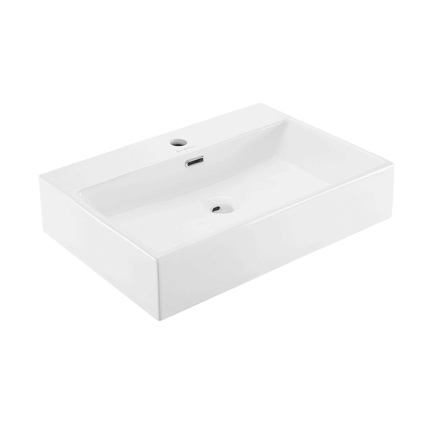Swiss Madison Claire Rectangle Wall-Mount Bathroom Sink - Image 4