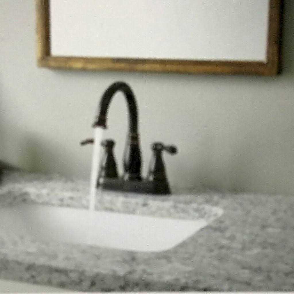 Delta Porter Handle Centerset Bathroom Faucet Bronze - Image 5