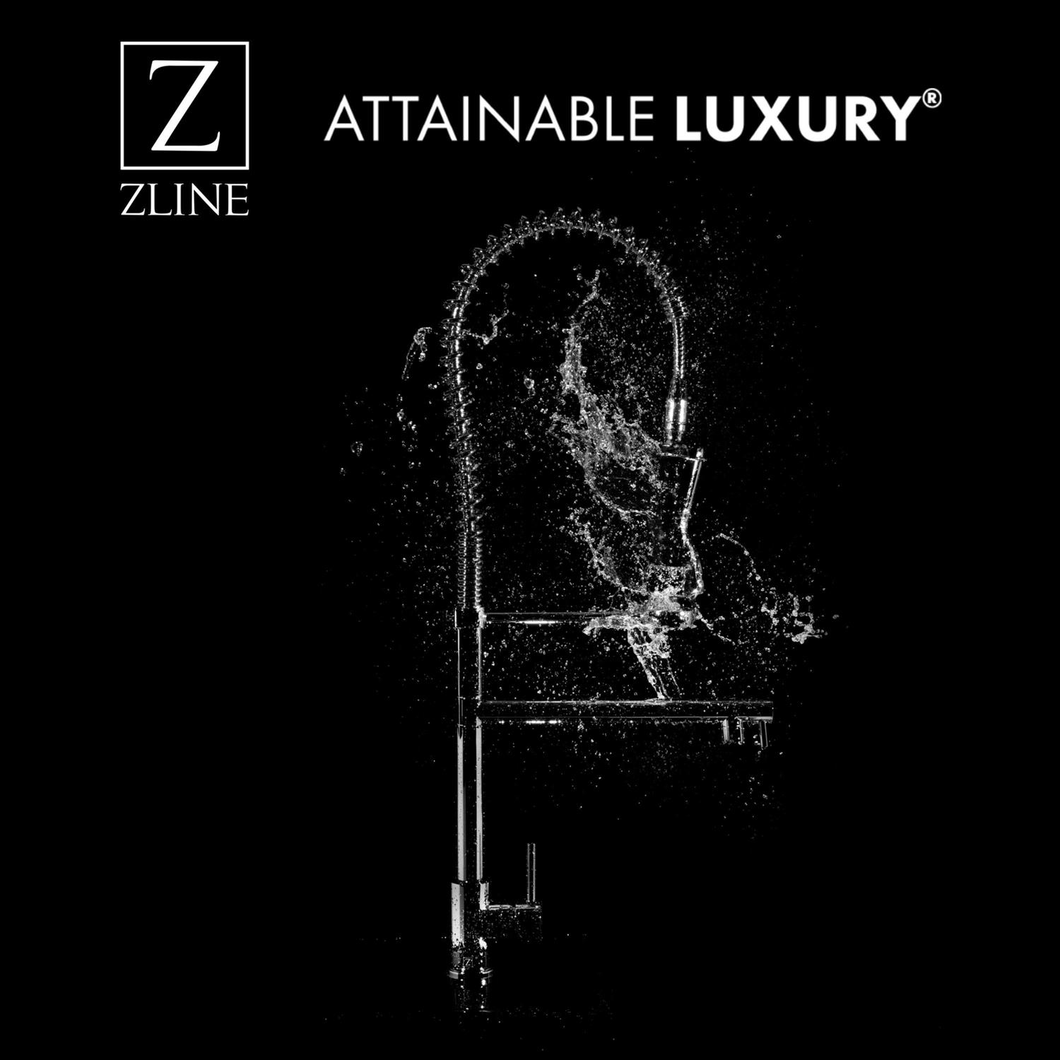 ZLINE Sierra Kitchen Faucet SRA-KF-PG - Image 5