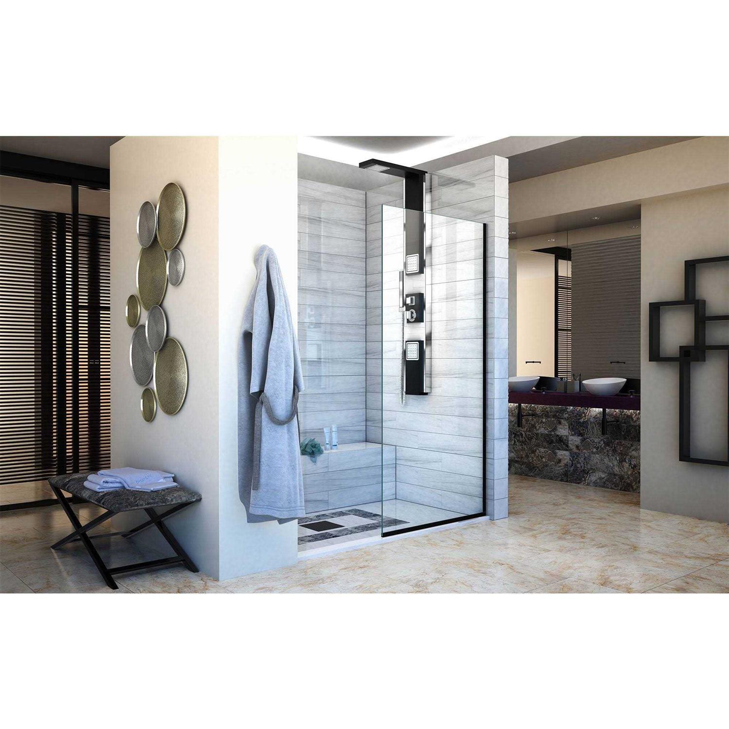 DreamLine SHDR-3234721-09 72 x 34 in. Linea Single Panel Frameless Shower Screen - Image 3