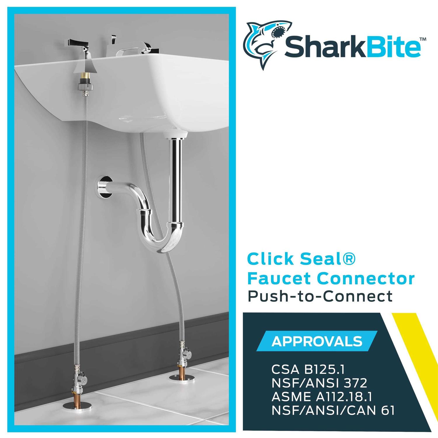 SharkBite Click Seal Toilet Connector 24686 - Image 5