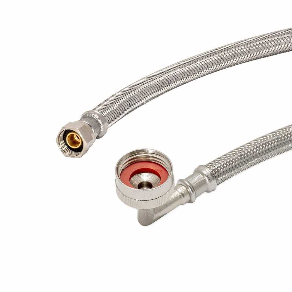 Eastman 8-ft 3/8-in Compression Inlet x 3/4-in Hose Thread Outlet Braided Stainless Steel Dishwasher Connector - Image 5