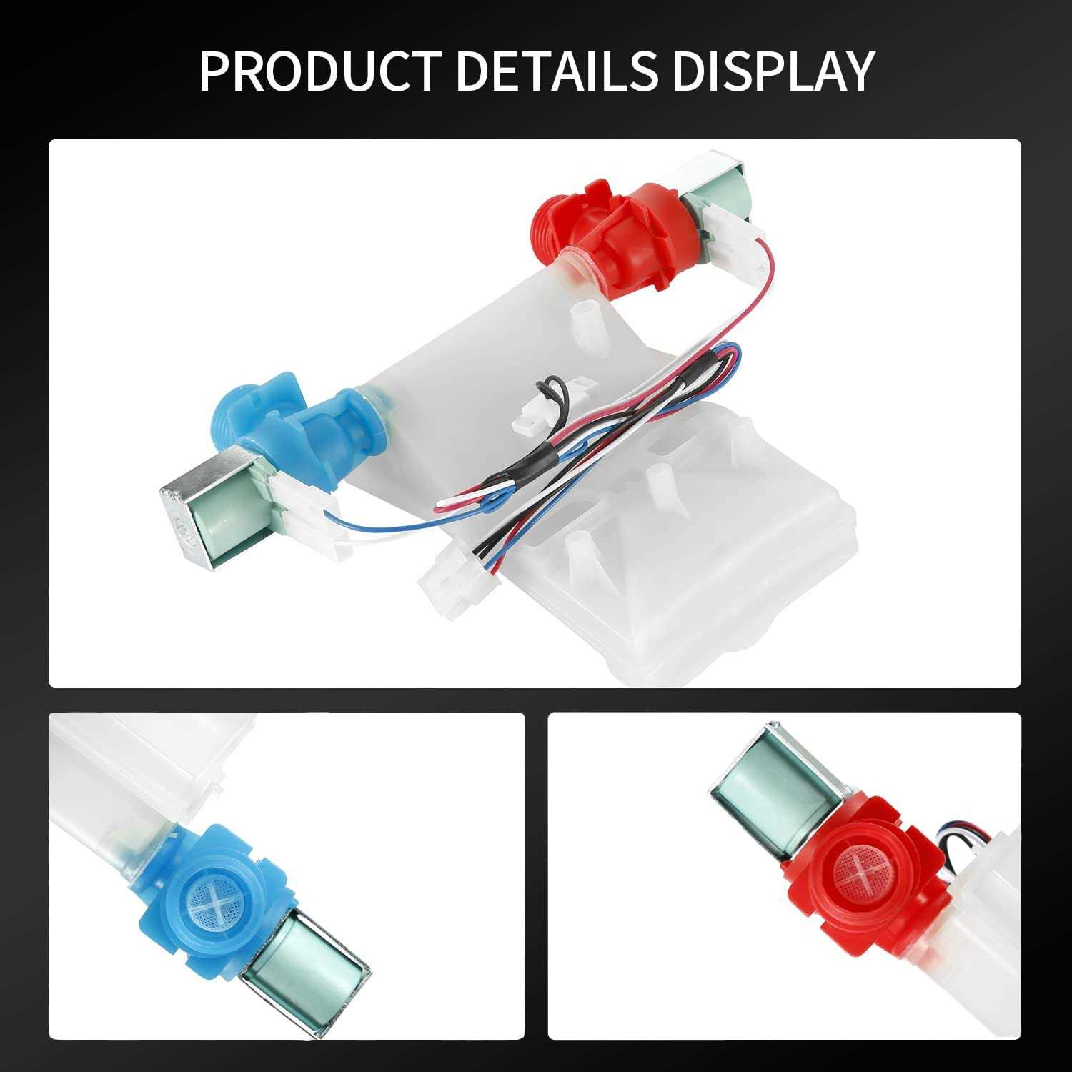 Semzohc W11210459 WTW5000DW1 WTW4816FW2 Washer Washing Water Inlet Valve Compatible with amana - Image 5