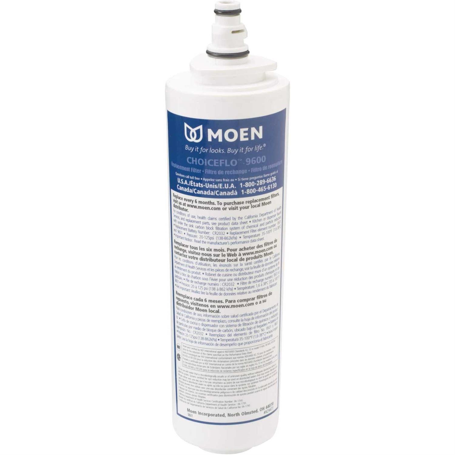 Moen 9601 ChoiceFlo 9600 Replacement Filter