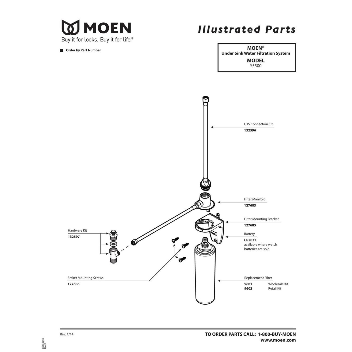 Moen 9601 ChoiceFlo 9600 Replacement Filter - Image 3