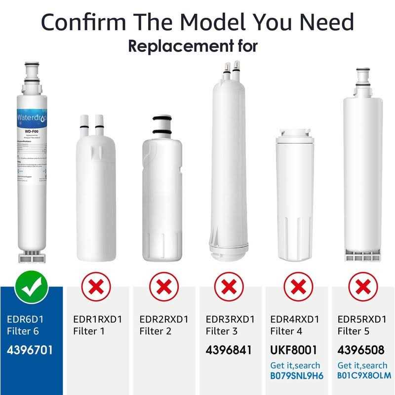 Replacement for Whirlpool 4396701 Refrigerator Water Filter Waterdrop - Image 5