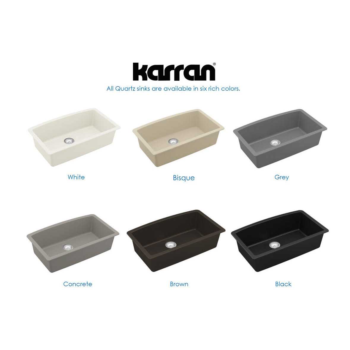 Karran Undermount Quartz Composite 32 in. Single Bowl Kitchen Sink - Image 2