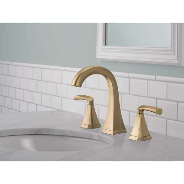Delta Pierce Two Handle Widespread Bathroom Faucet - Image 4