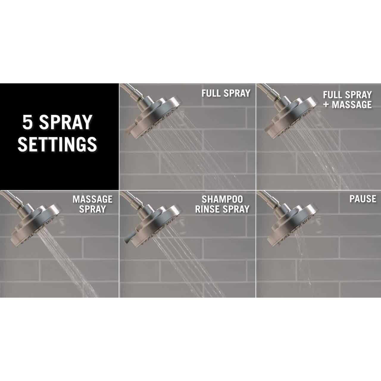 Delta Faryn Single-Handle 5-Spray Tub and Shower Faucet - Image 5