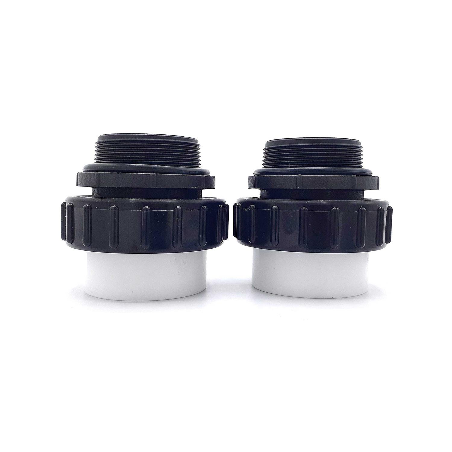 Swimables 2 Hi-Temp Union Compatible with All Pentair Whisperflo and Intelliflo Pumps for Inground Swimming Pool 21063-200-000-2 MIP x 2 Slip PVC - Image 3