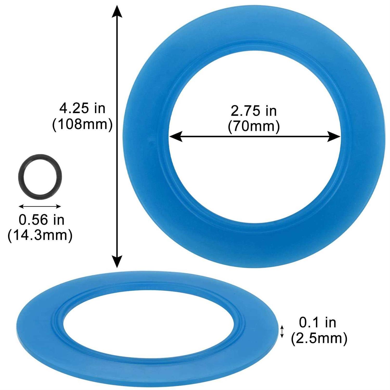 Sankoly 2 Pack 7301111-0070A Flush Valve Seal Kit for American Standard Toilet Valve Seal for Champion 4 Tank and Eljer Toilets Flush Valve Gasket - Image 5